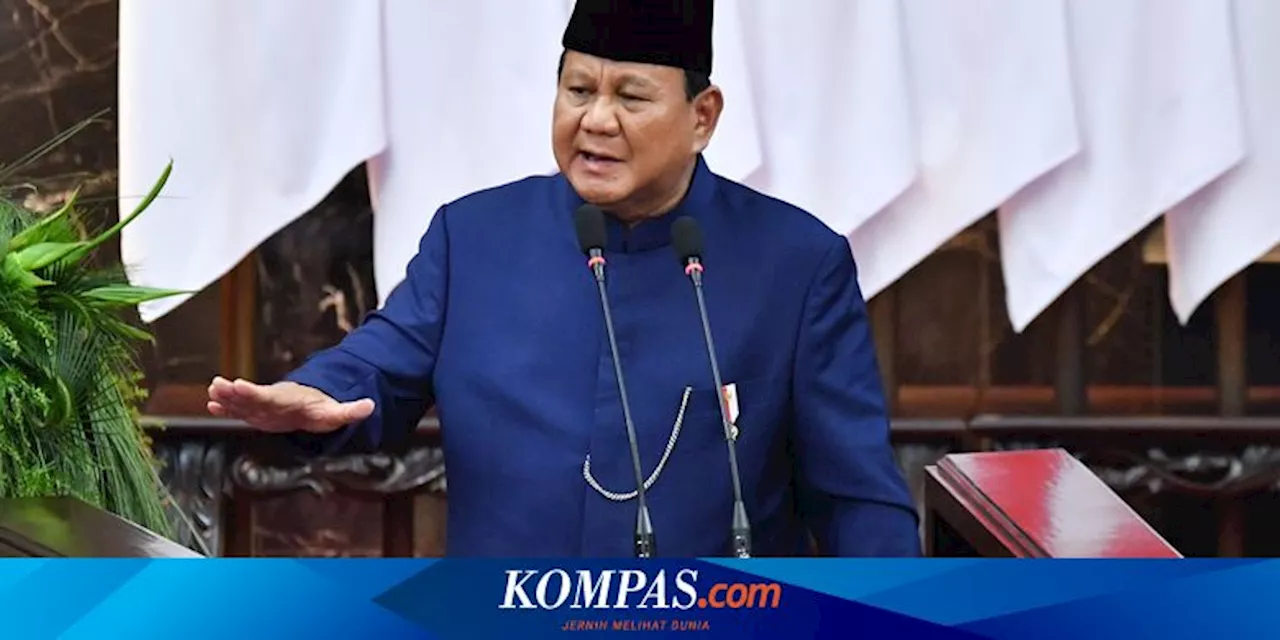 Poin-poin Penting Pidato Presiden Prabowo