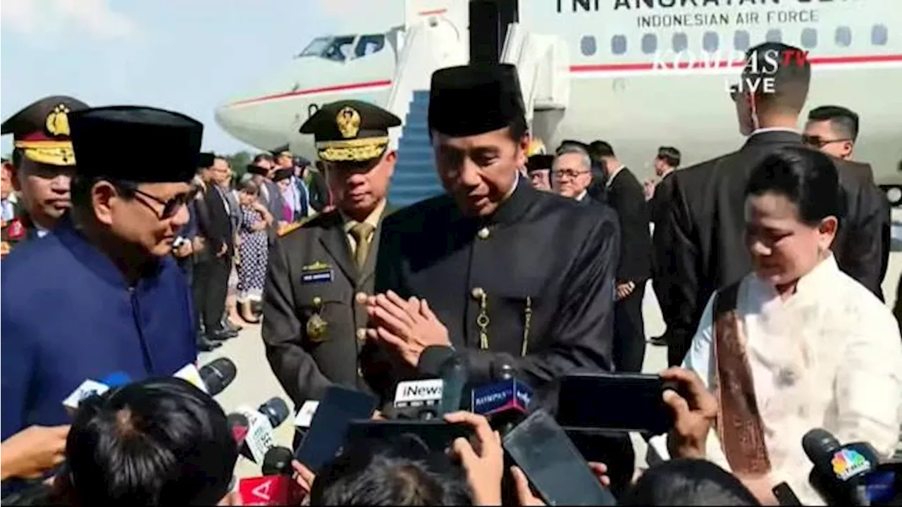 Jokowi Sebelum Terbang ke Solo: Saya Serahkan Seutuhnya Harapan Rakyat Indonesia ke Presiden Prabowo