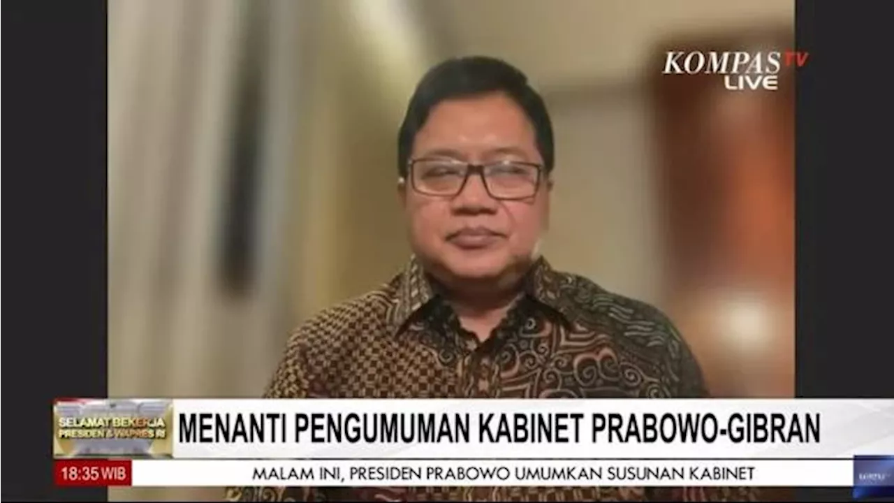 Politikus PAN Pastikan Prabowo Umumkan Menteri dan Wamen Malam Ini