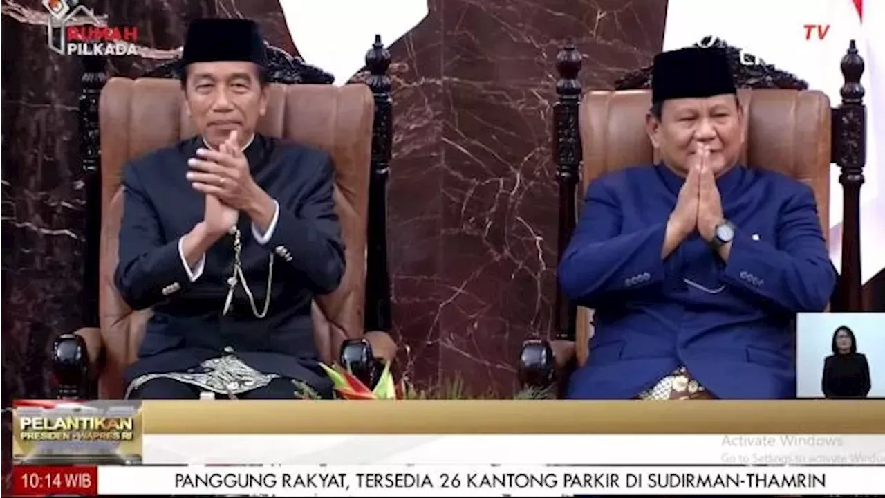 Ucap Sumpah Pelantikan, Prabowo - Gibran Resmi Jabat Presiden Dan ...