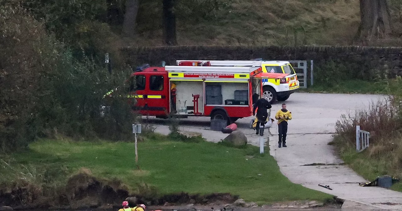 Man remains missing after falling from paddleboard into reservoir