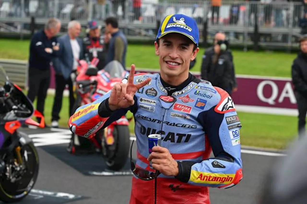 Marc Marquez vainqueur du Grand Prix d'Australie devant Jorge Martin et Francesco Bagnaia