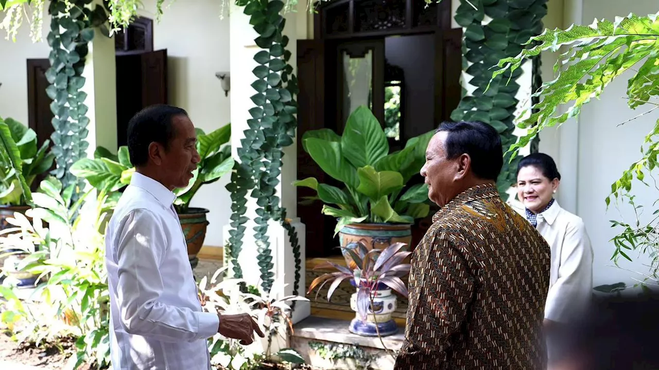 6 Potret Jokowi dan Prabowo Jelang Pelantikan Presiden, Upacara di Lubang Buaya hingga Silaturahmi di Solo