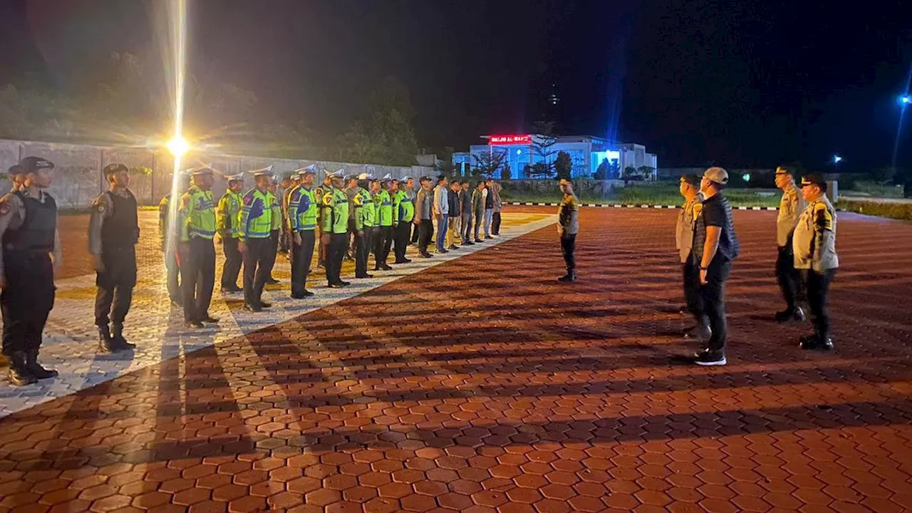 Pelantikan Prabowo, Polisi Rokan Hulu Patroli 3 Hari Berturut-turut