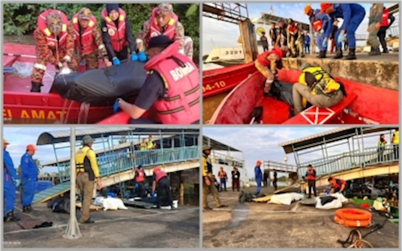 Fire and Rescue Dept confirms discovery of all five missing regatta victims in Sarawak River