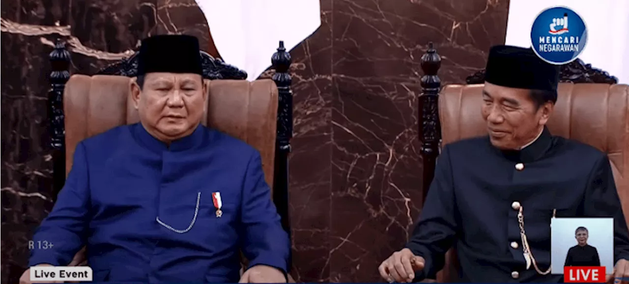 Jokowi Hadiri Pisah Sambut dengan Presiden Prabowo di Istana Merdeka