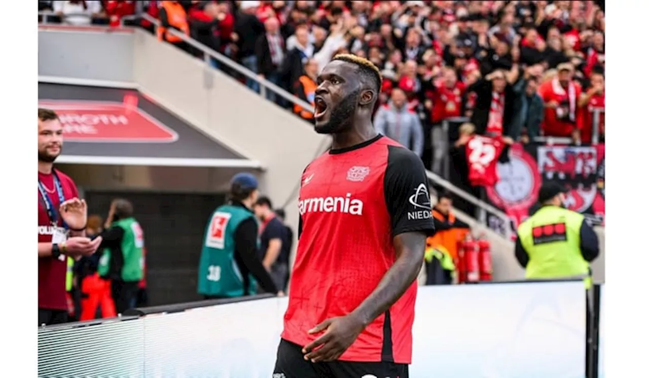 Victor Boniface Bawa Bayer Leverkusen Menang Atas AC Milan