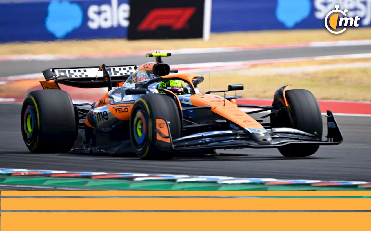 Checo Pérez, afectado por choque de Russell en la qualy del GP de EE.UU.; Norris se llevó la pole