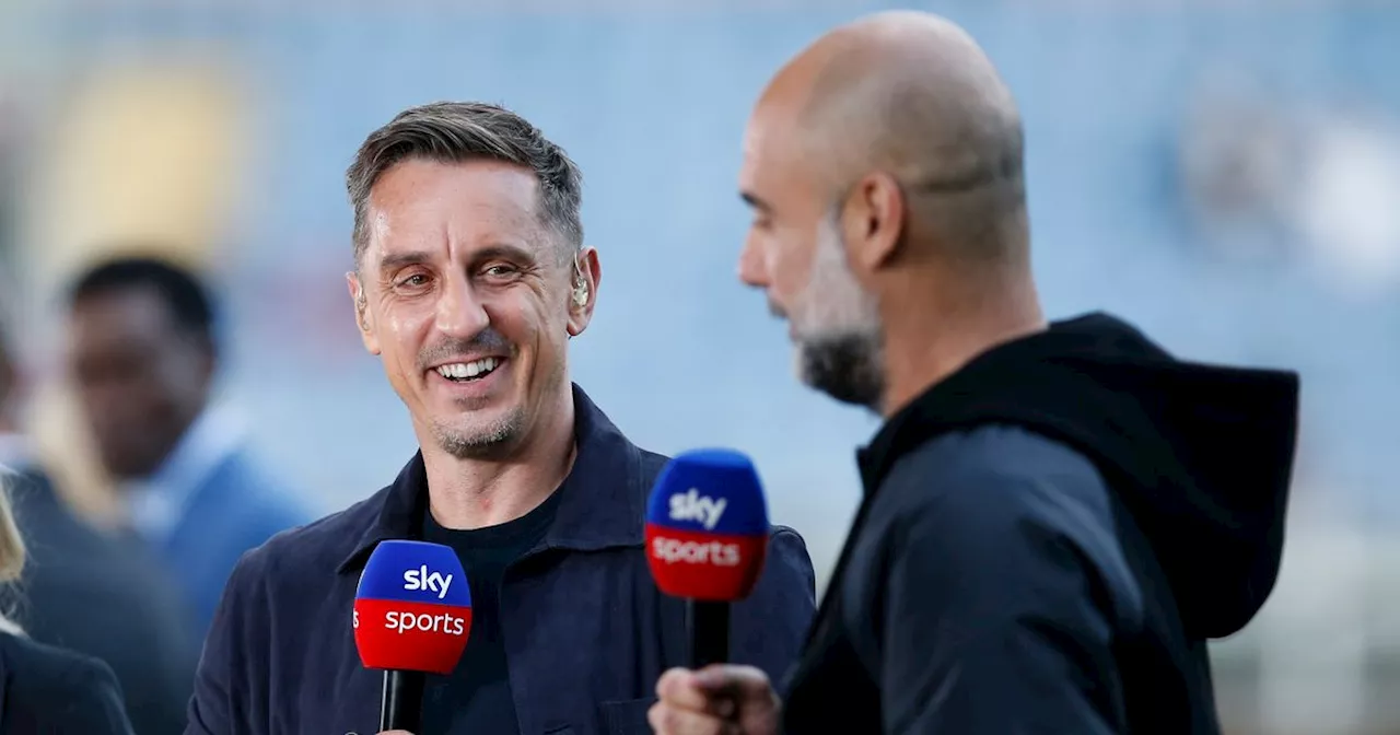 Gary Neville thinks Pep Guardiola is the only foreign coach worth hiring as England manager