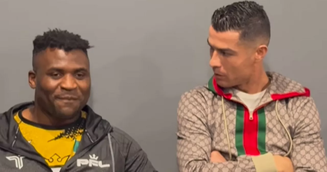 Ronaldo and Ngannou share heartfelt moment before PFL fight vs Ferreira