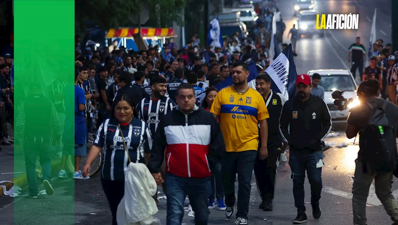 Aficionado de Tigres es agredido por hinchas de Monterrey previo al Clásico Regio