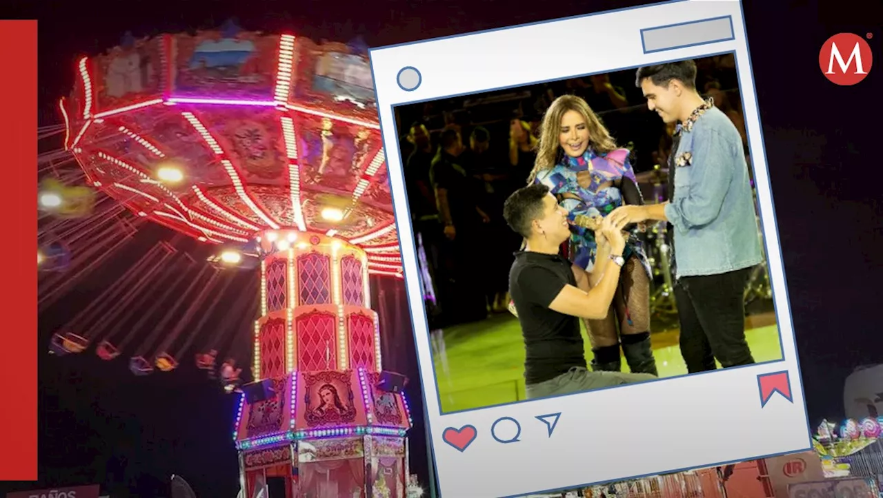 Joven propone matrimonio en concierto de Gloria Trevi en Feria de Tamaulipas 2024