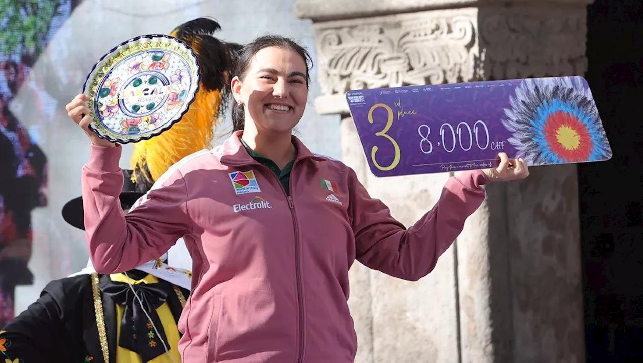 Li Jiaman gana oro en el Mundial de Tiro con Arco de Tlaxcala