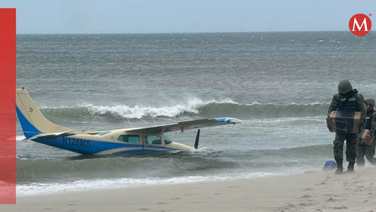 Sedena asegura avión cargado con más de media tonelada de supuesta cocaína en Oaxaca