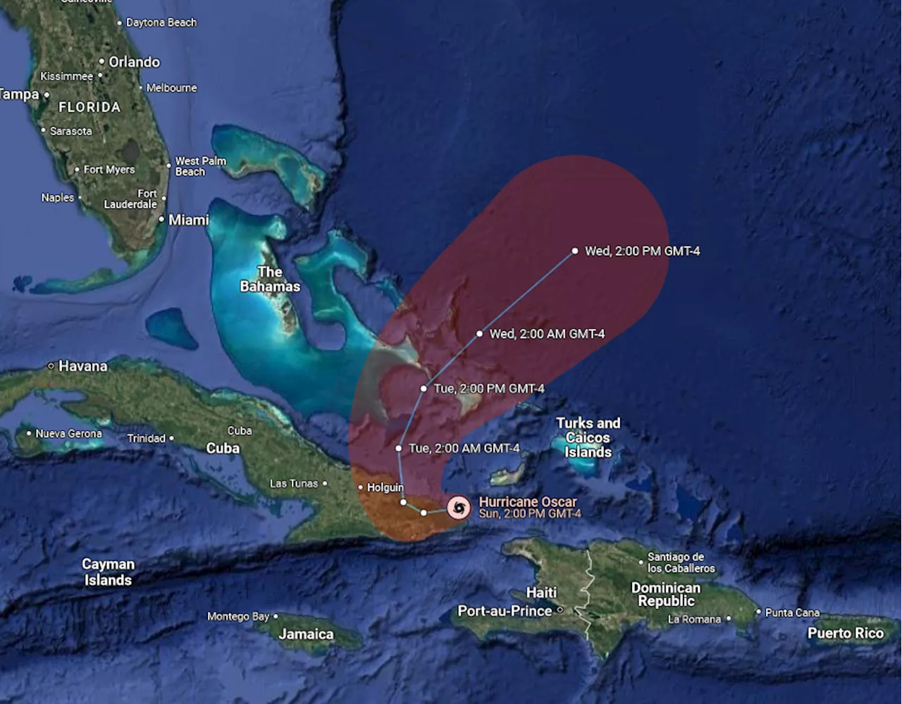 Hurricane Oscar makes landfall in Cuba amid huge power outage