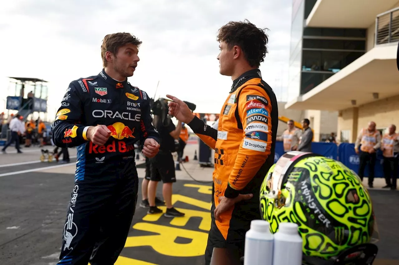 Verstappen: 'McLaren complains a lot' amid Norris battle at US GP