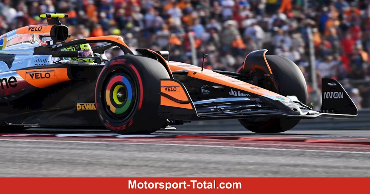 Austin-Qualifying: Norris schnappt Verstappen die Poleposition weg!