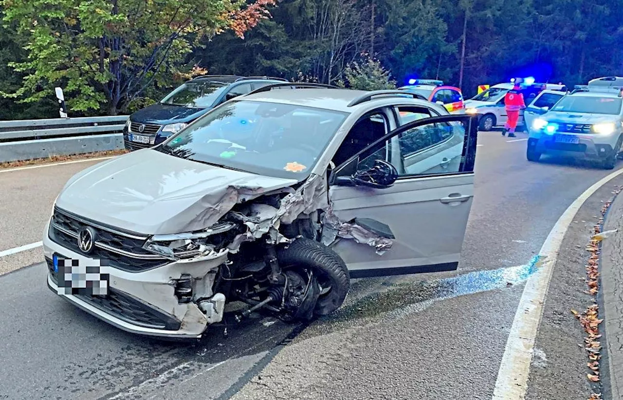 Schwerer Unfall auf der Panoramastraße im Landkreis Cham forderte mehrere Verletzte