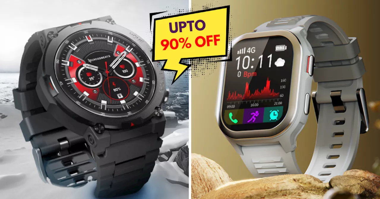 धड़ल्ले से 90% तक की छूट पर टॉप Smartwatches की हो रही है बिक्री, Amazon Sale में भंडारे जैसी लगी है भीड़