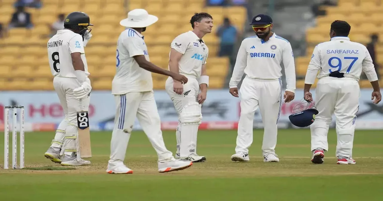 IND vs NZ Highlights: बेंगलुरु में लड़कर हारा भारत, सिर्फ 46 रन पर ऑलआउट होना पड़ा भारी, 36 साल बाद जीता न्यूजीलैंड