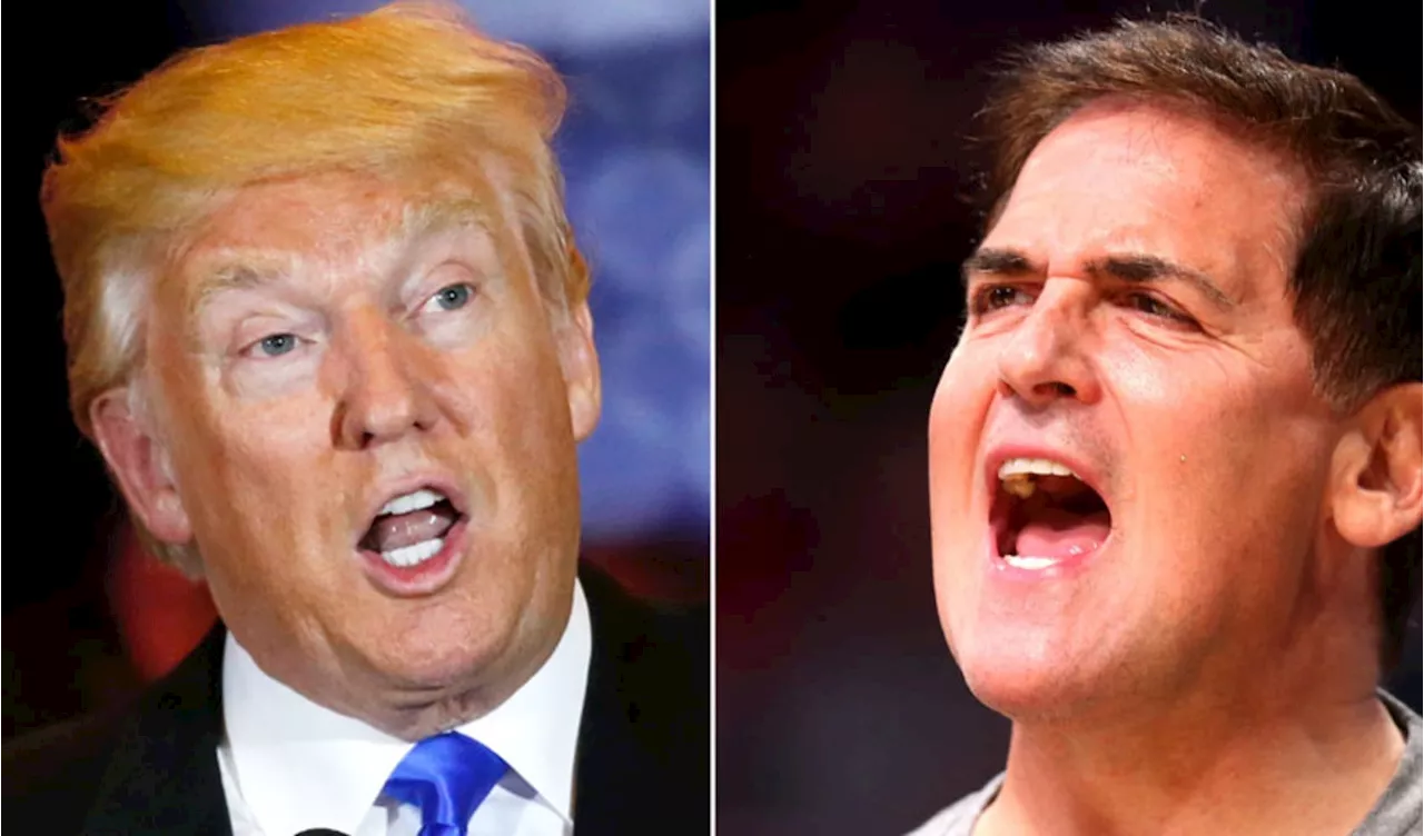 Trump Slams Mark Cuban As 'Weak And Pathetic Bully' Over Harris Support