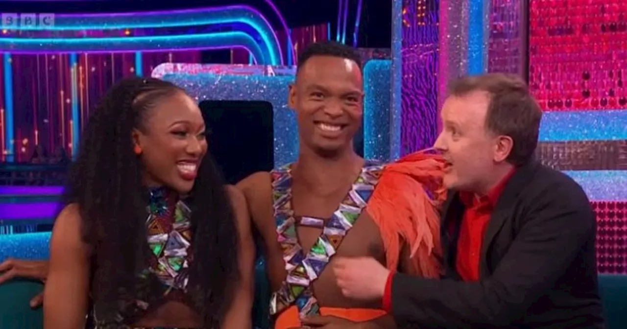 Strictly Come Dancing's Chris tells Johannes 'I can't believe that's allowed'