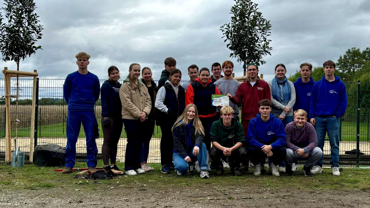 Landjugend Reichersdorf-Nußdorf sanierte Volleyballplatz