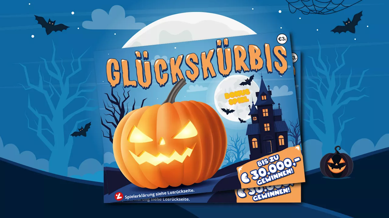 Mit Katze und Kürbis zu Halloween Glück bescheren