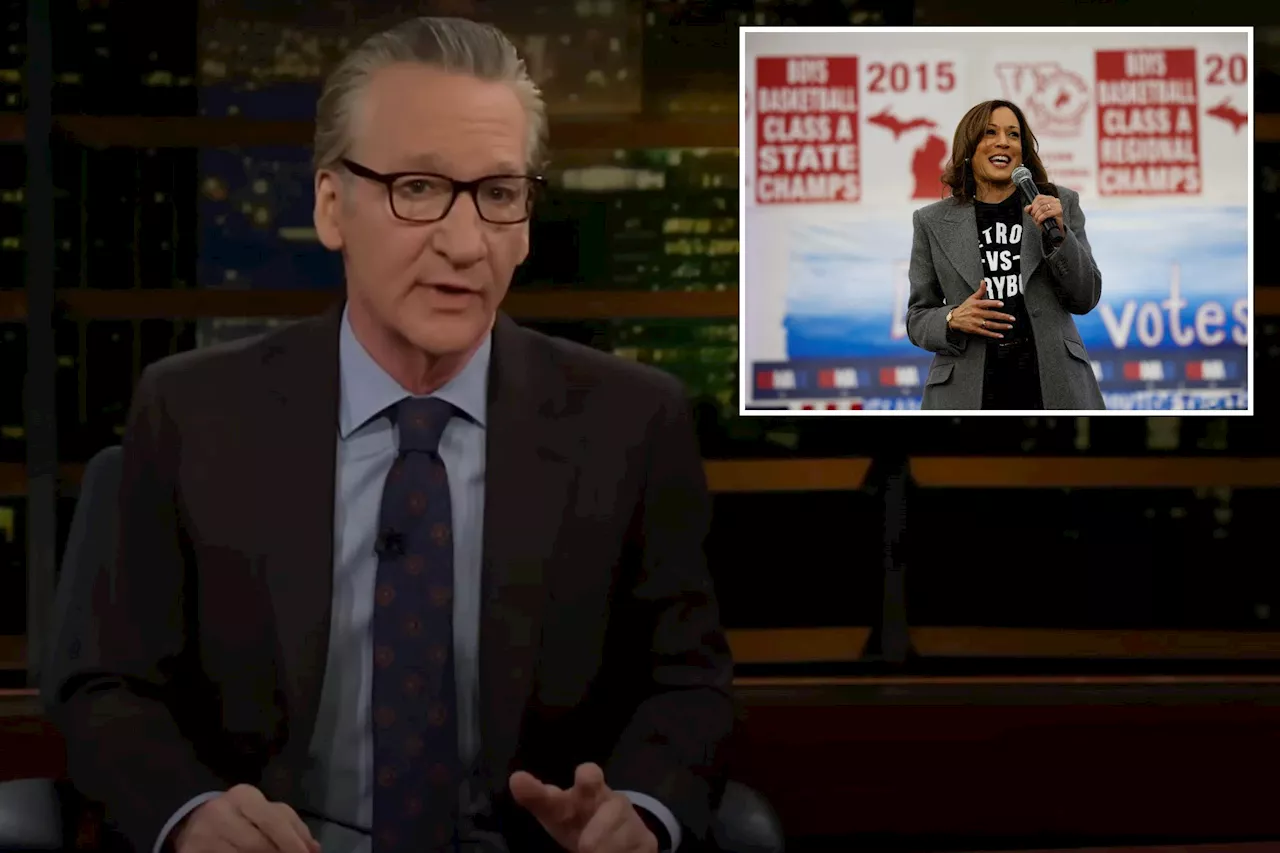 Bill Maher says Kamala Harris is 'very vulnerable' to an October surprise after predicting 2024 win