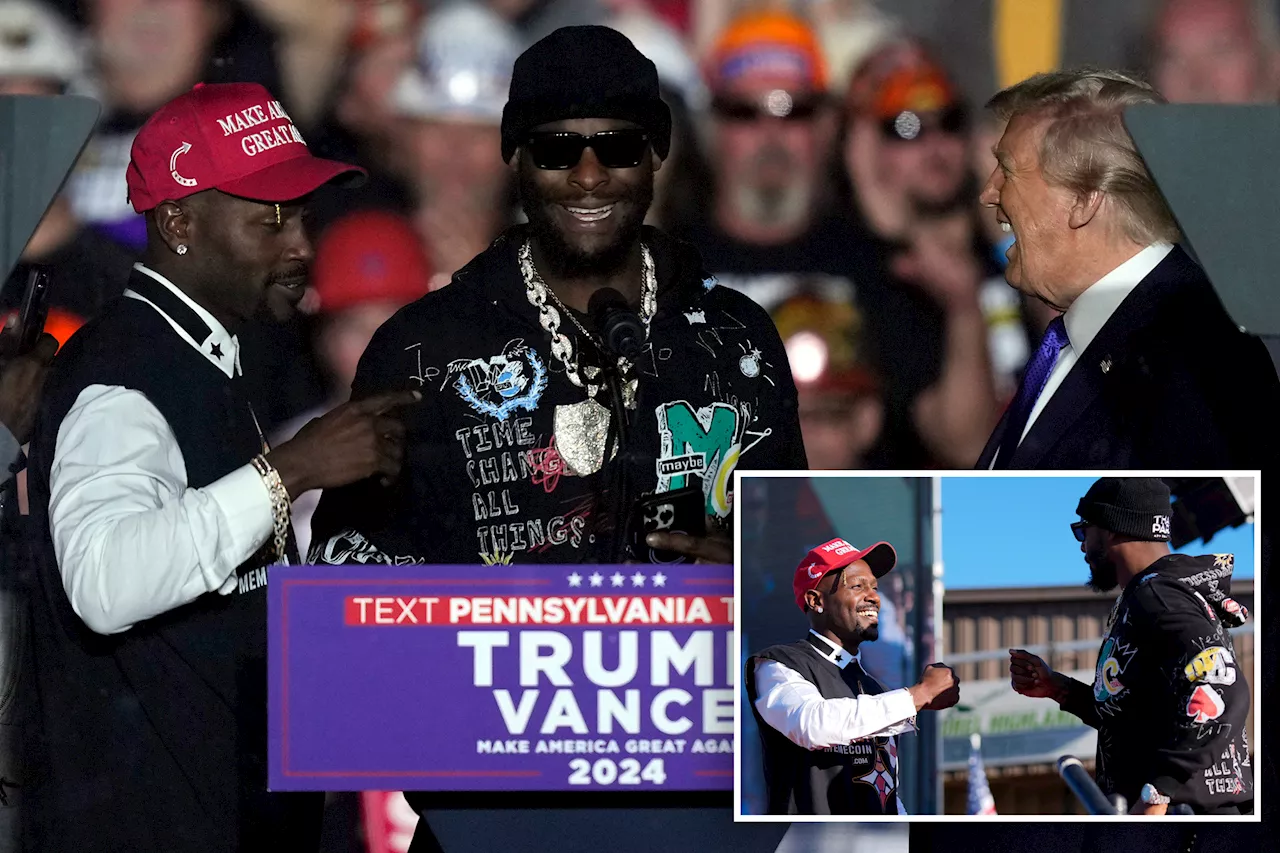 Trump touts fracking at Pa. rally with NFL stars Antonio Brown and Le’Veon Bell