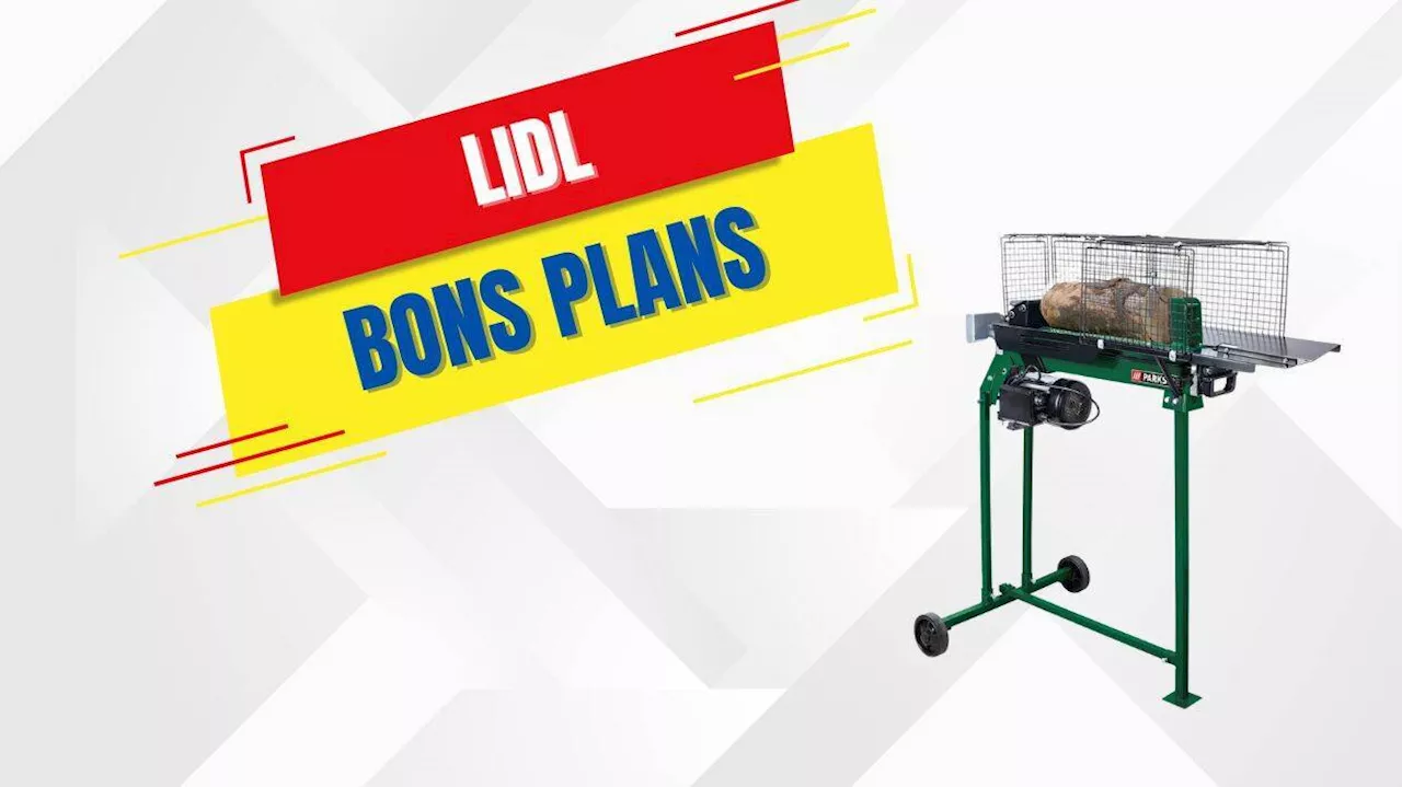 Lidl se coupe en 4 pour vous offrir ce fendeur de bûches Parkside à prix canon