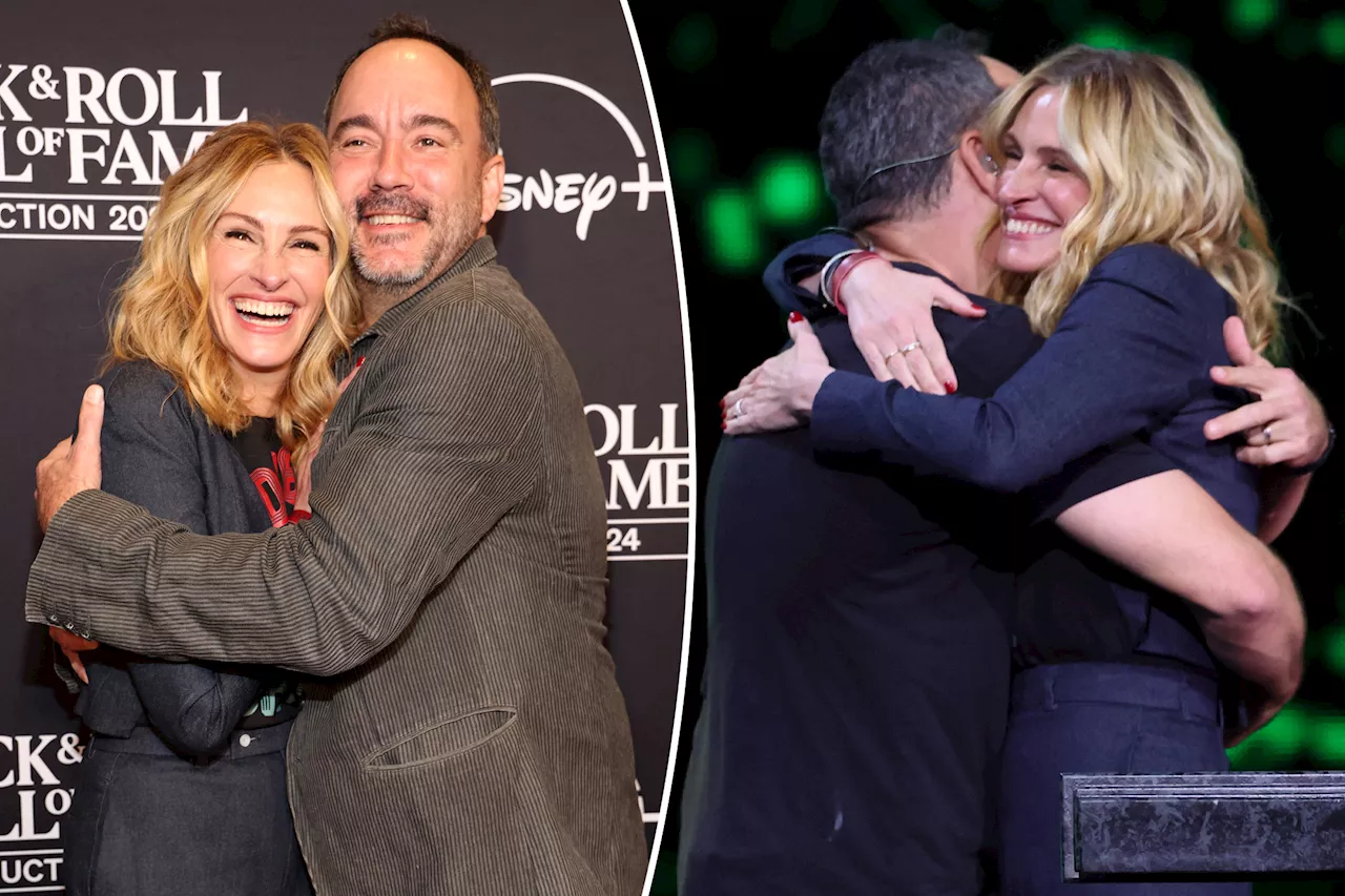 Julia Roberts' first dance with husband Danny Moder was to a Dave Matthews song 25 years ago