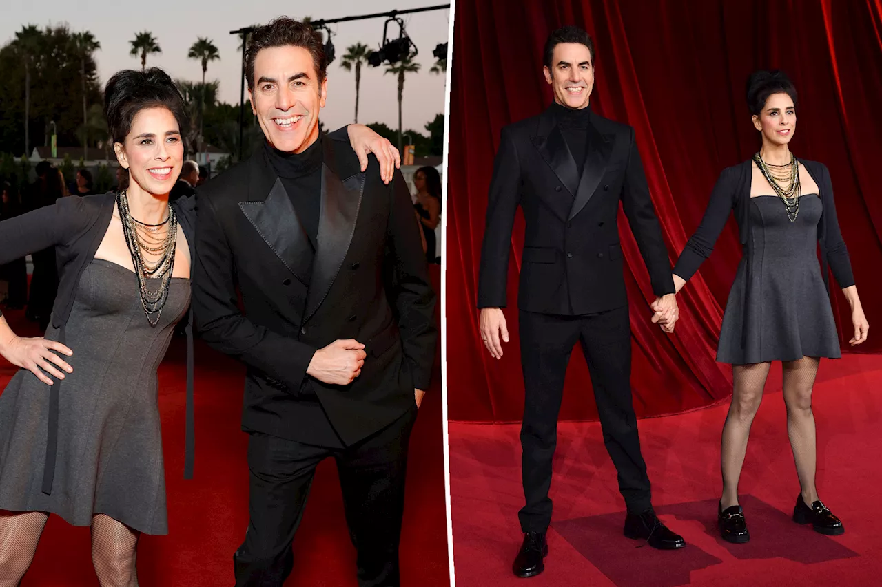  Sacha Baron Cohen and Sarah Silverman are 'just dear friends' despite holding hands on red carpet: source