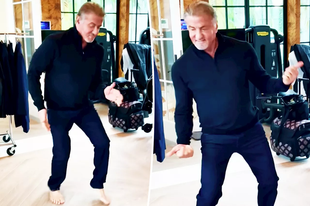 Sylvester Stallone awkwardly dances to Motown song — and fans can't get enough: 'Smooth operator'