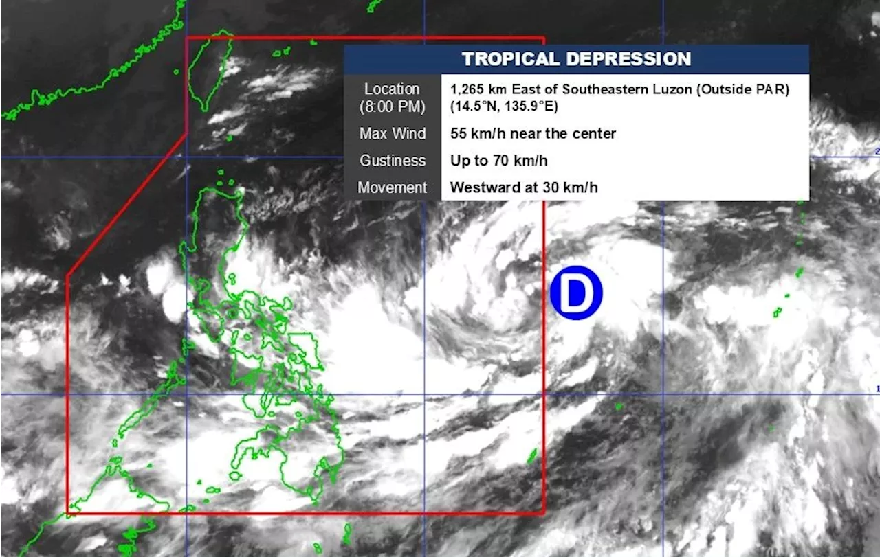 LPA outside PAR develops into tropical depression