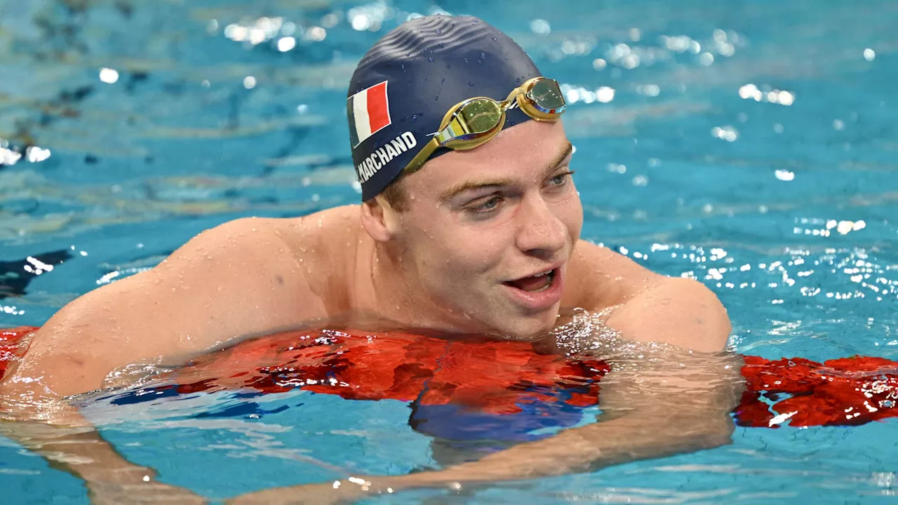 Natation: Léon Marchand explose le record de France du 400m 4 nages à Shanghai