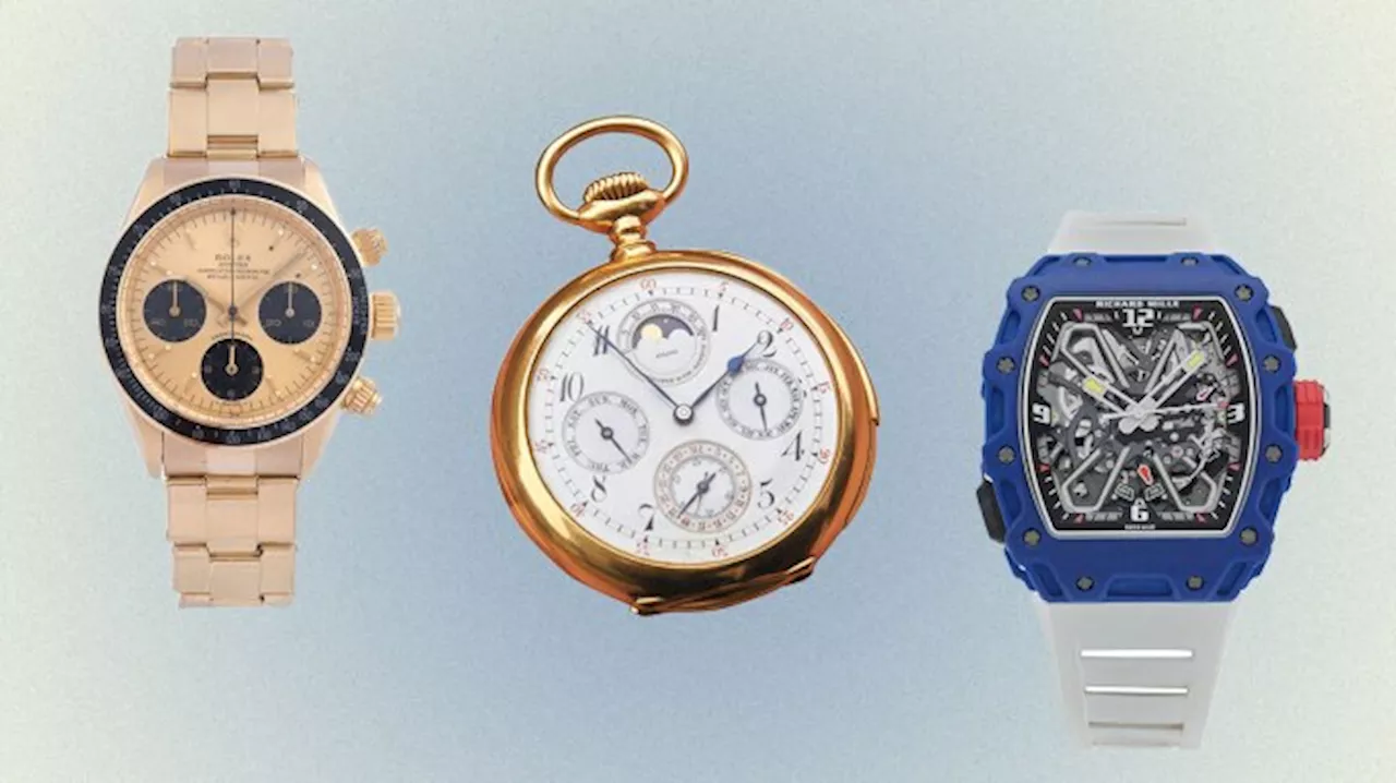 7 Bonkers Watches Coming to Auction This Fall, From a Rainbow Daytona to ‘Steve McQueen’ Monaco