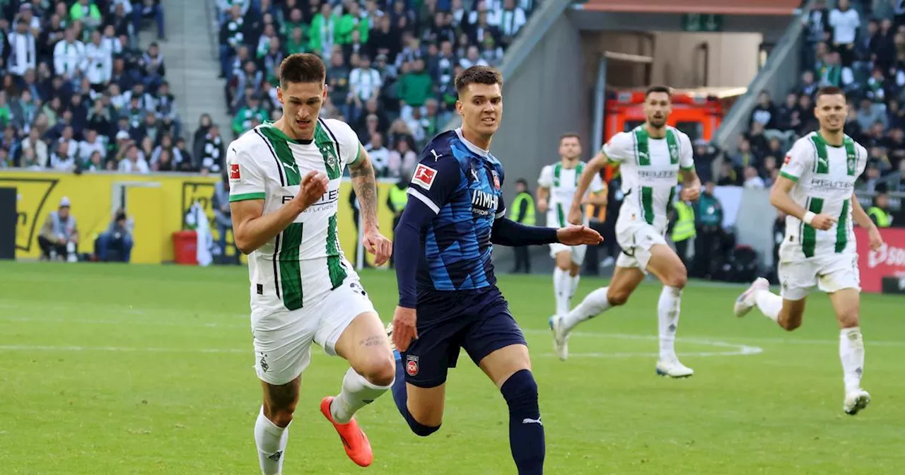 Gladbach: Tomas Cvancara mit wildem Chancenwucher bei 3:2