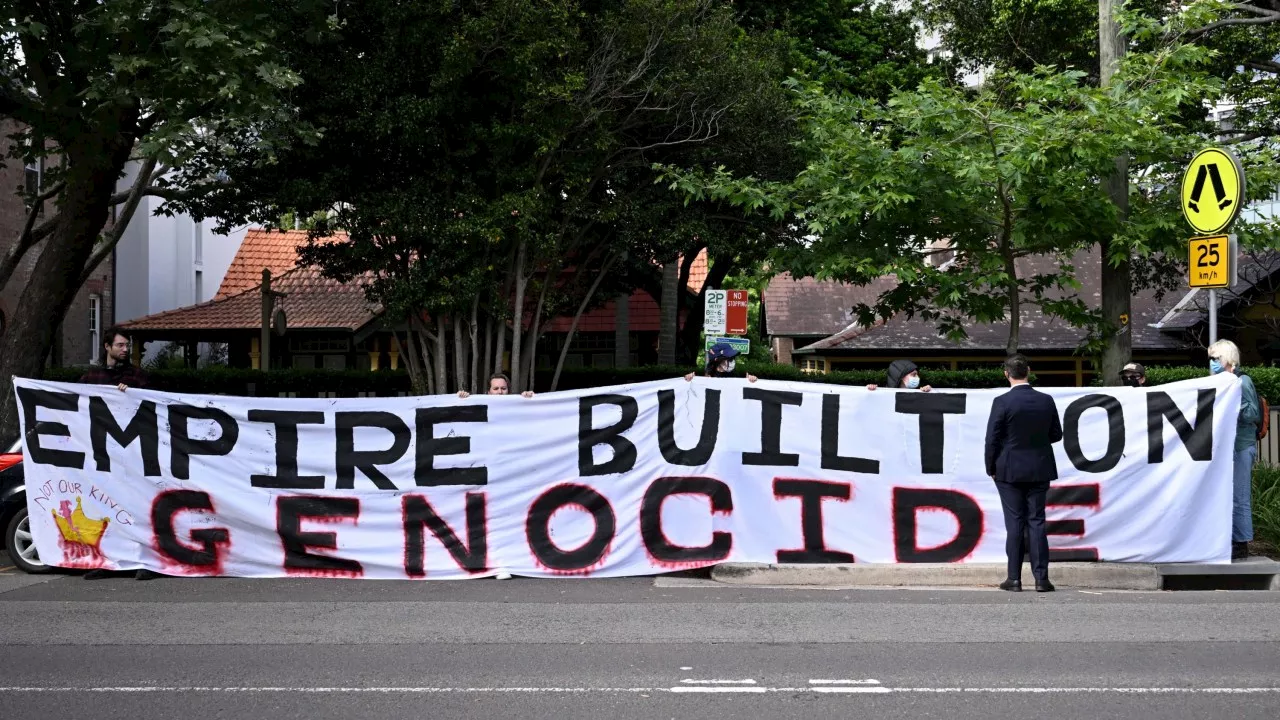 Anti-monarchists hurl curses, protest ‘genocide’ at royal event in Sydney