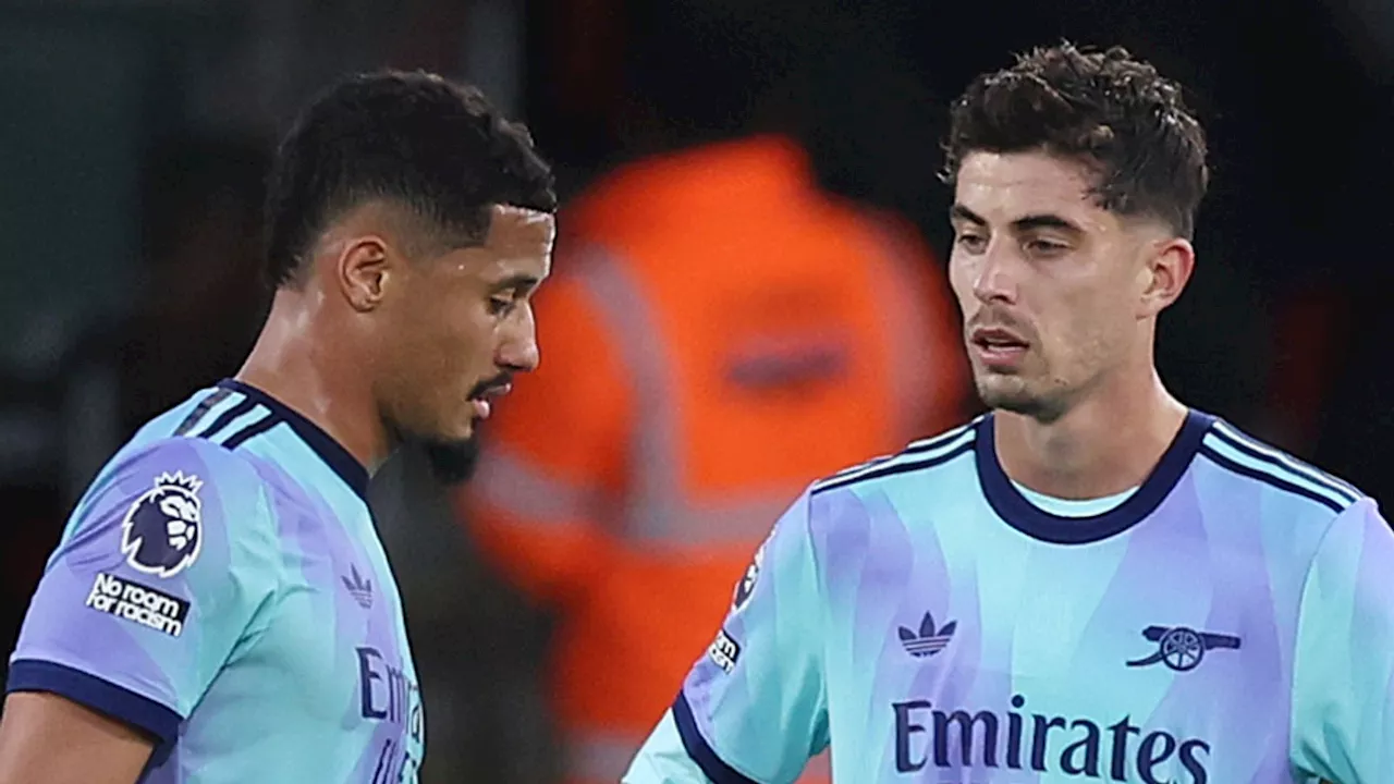 Mikel Arteta insists Arsenal must blame themselves for Bournemouth defeat despite William Saliba red card