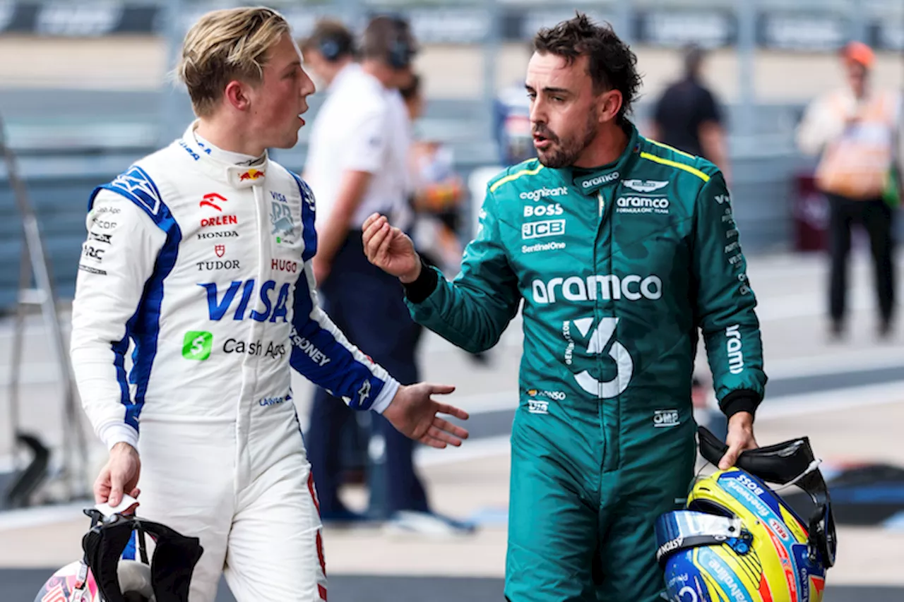 Liam Lawson baff: Von Fernando Alonso verarscht