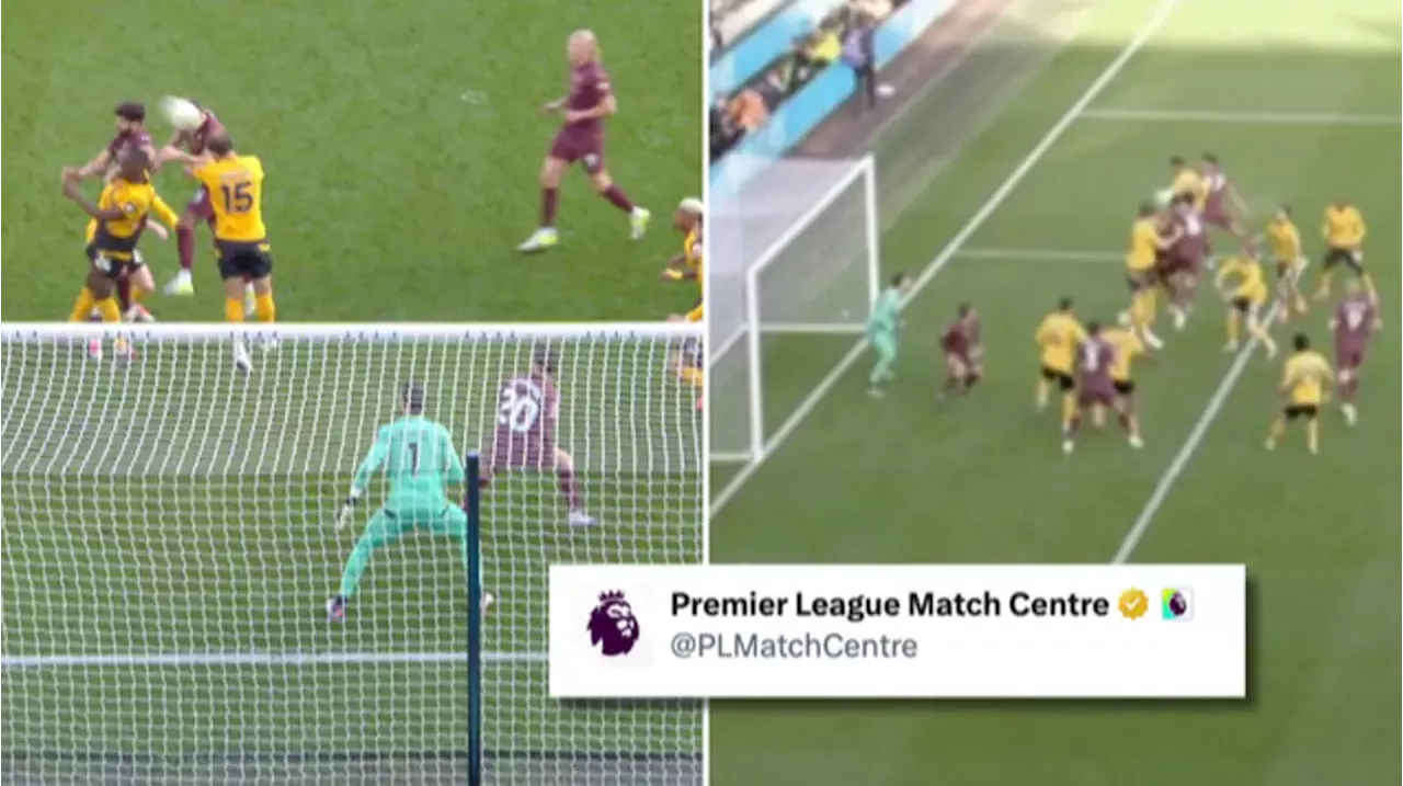 Official Premier League account explains why Man City winner was allowed to stand after VAR review