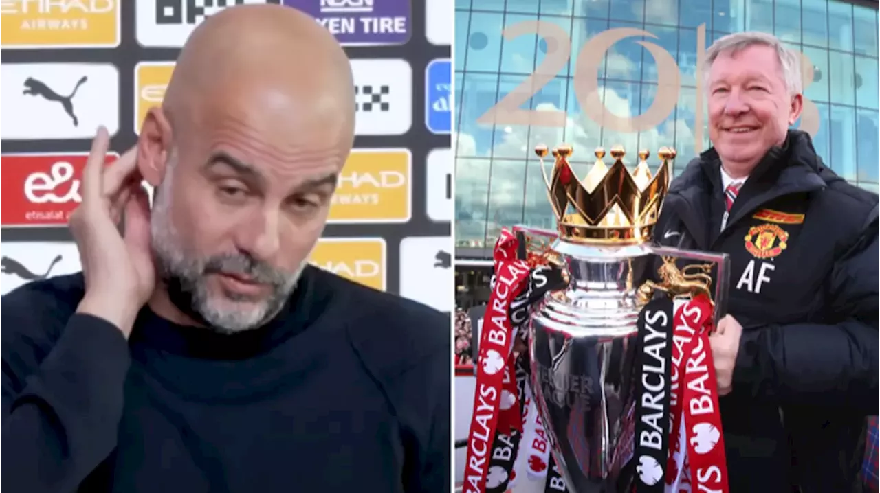 Pep Guardiola settles the GOAT manager debate between himself and Sir Alex Ferguson with perfect response