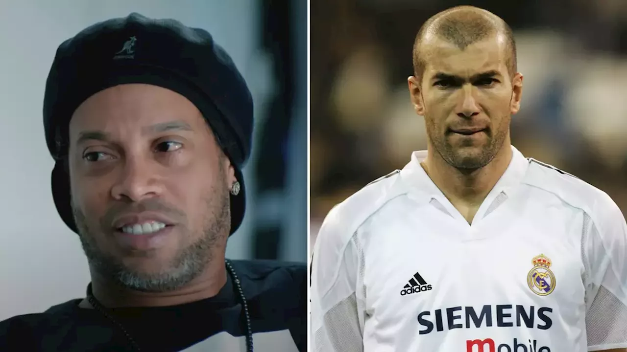 Ronaldinho once made his feelings clear on Zinedine Zidane as debate among fans rages on