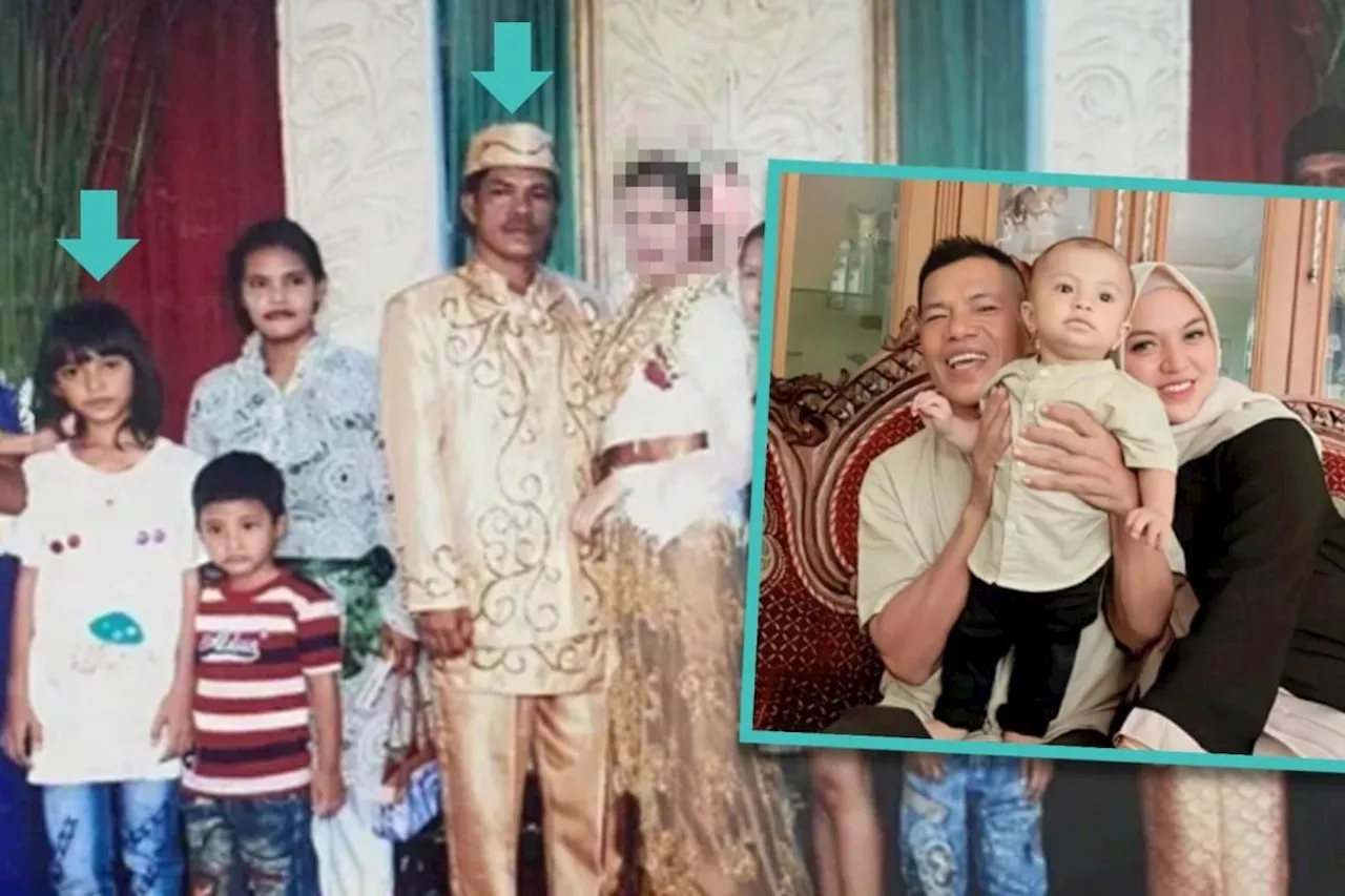 Indonesian woman, 24, surprised to find she was at previous wedding of husband, 62, when she was nine