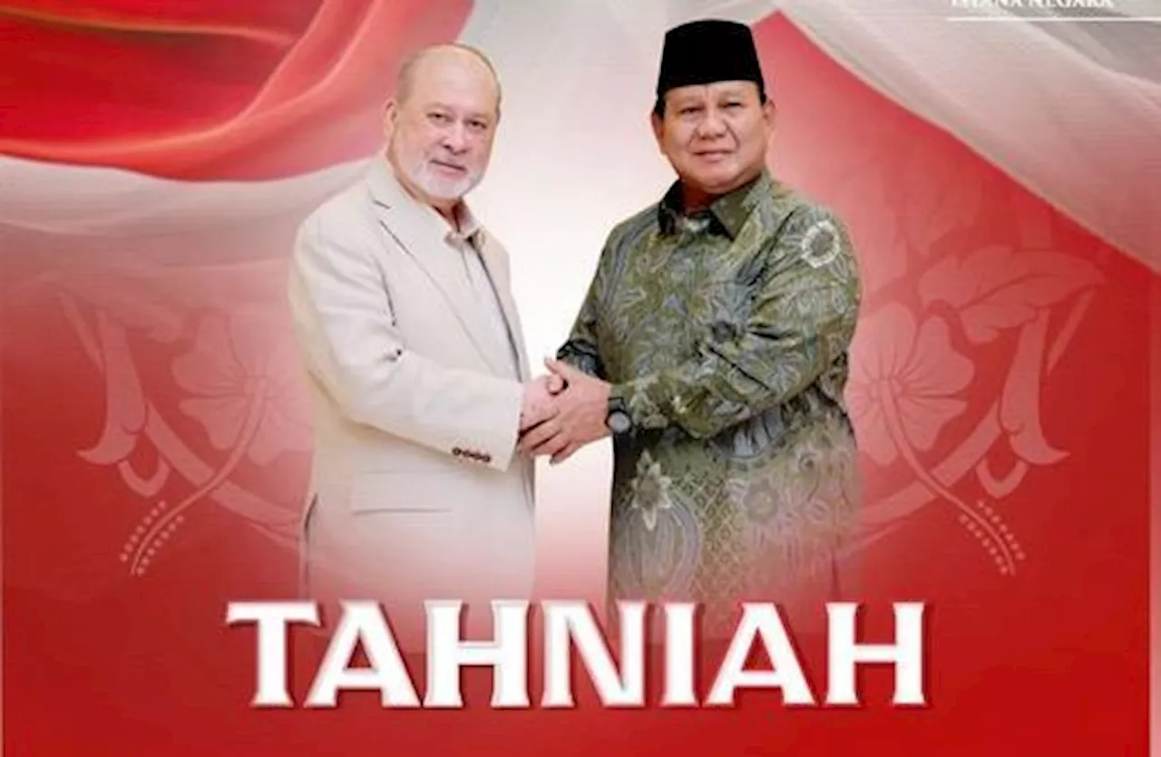 Royal recognition for Prabowo