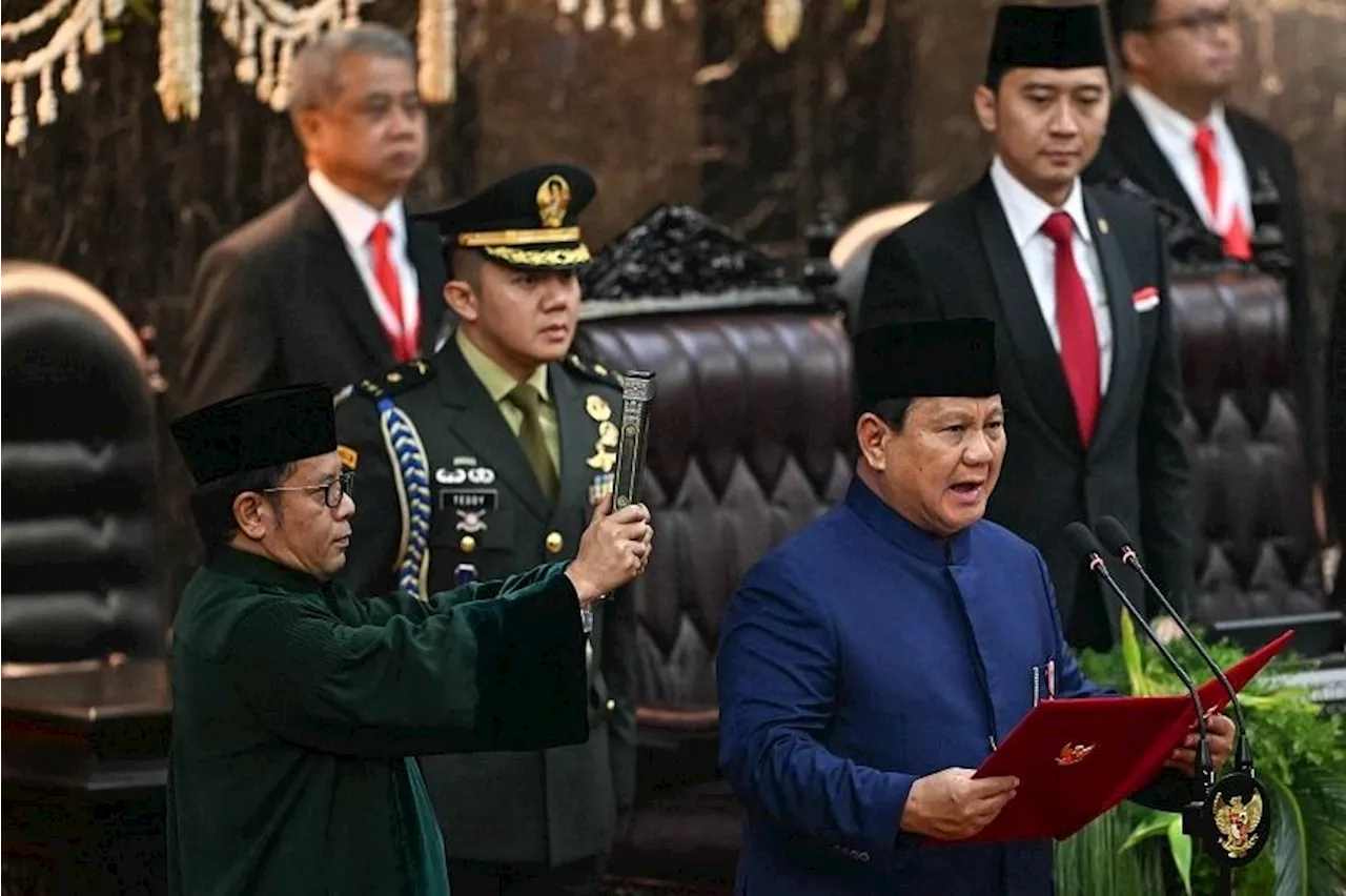 ‘We will serve all Indonesians’: New president Prabowo takes office, pledging to improve lives across nation