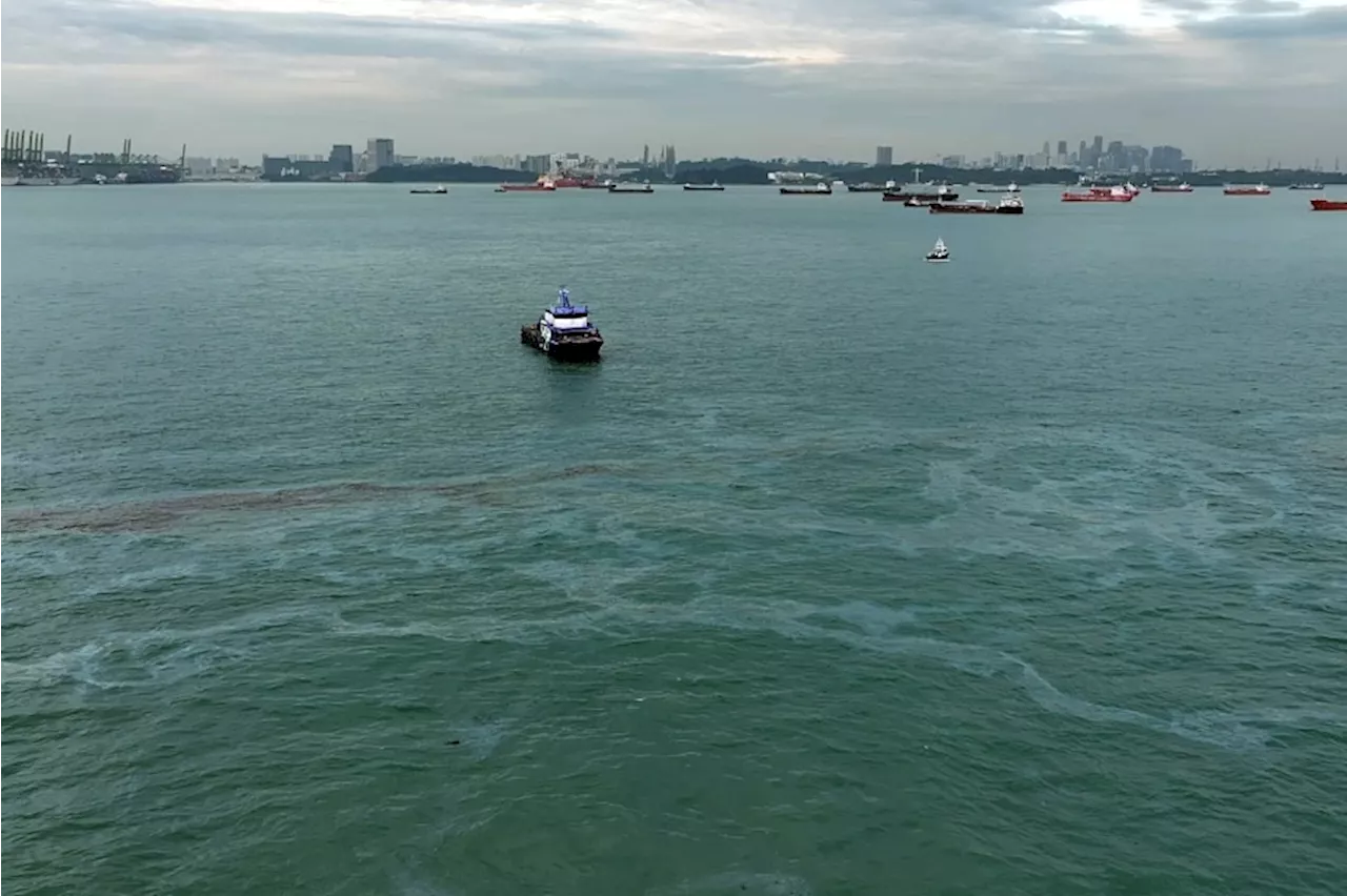 Oil leaks into Singapore waters from Shell’s land-based pipeline joining Bukom islands