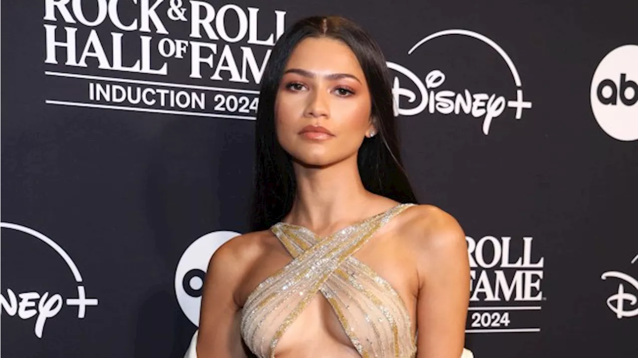 Zendaya's Bob Mackie Naked Dress Honors Cher at Rock & Roll Hall of Fame