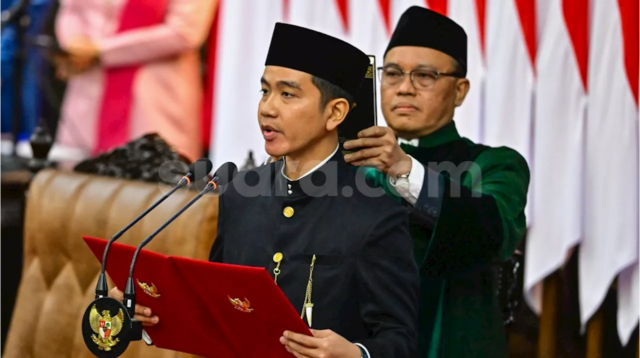 Bukan Cuma Kaesang, Gibran Rakabuming Disoraki Sebelum Pelantikan Wapres: Ada 'Huu' Tipis